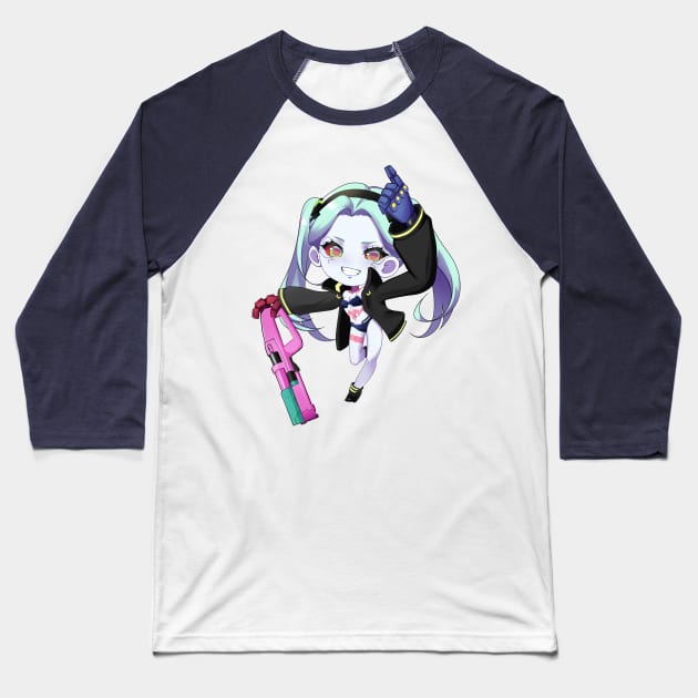 Rebecca Cyberpunk Edgerunners Baseball T-Shirt by Anime Access